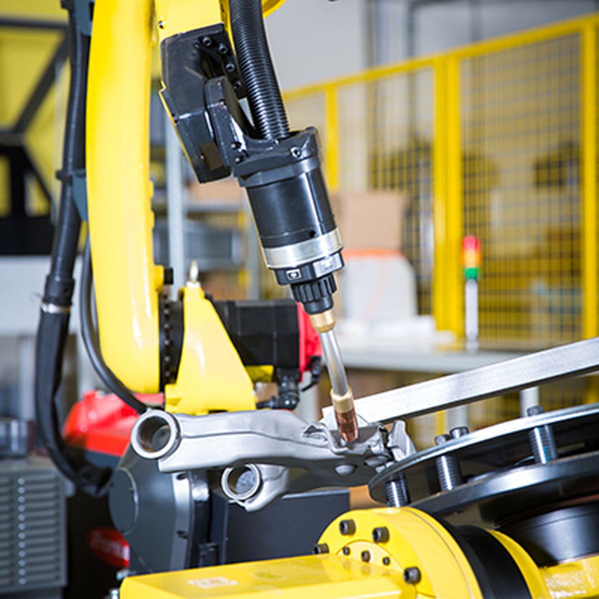 Pre-owned FANUC ARC-Mate 100iD, General-Purpose Hollow-Wrist Welding Robot For Sheet-Metal Production-Line Renovation