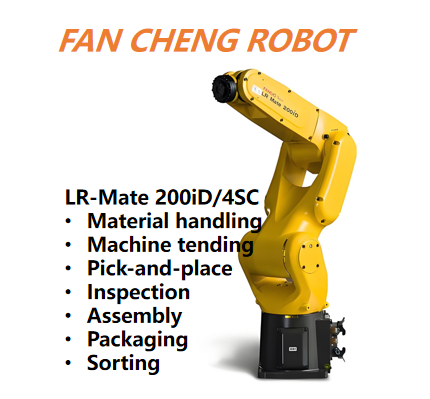Factory-surplus FANUC LR-Mate 200iD/4SC Clean-Environment 6-Axis Robot For Electronics Precision Handling