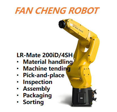Factory-surplus FANUC LR-Mate 200iD/4SH 5-Axis Articulated Robot For High-Speed Simple Pick-Place Tasks