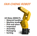 Factory-surplus FANUC LR-Mate 200iD/7L Extended-Reach Articulated Robot Cover Wide Multi-Station Compact Production Layout