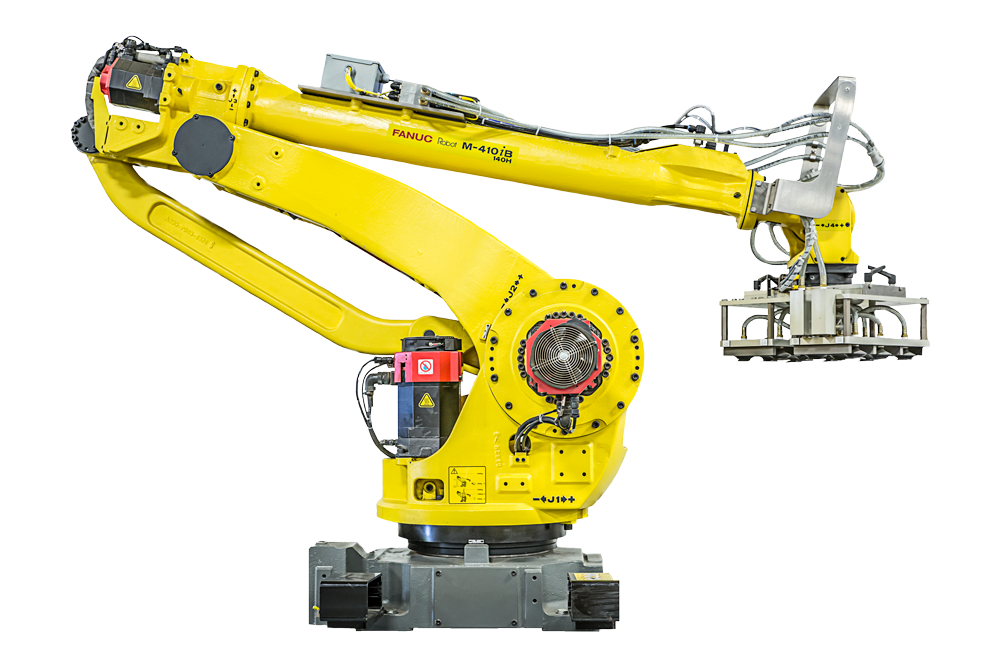 Pre-owned FANUC M-410iB/450 High-Capacity Palletizing Robot, Support Full-Loaded Unit-Load Processing Within Logistic Production Hubs