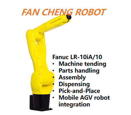 Factory‑surplus FANUC LR‑10iA/10 Lightweight Robotic Arm, Ideal For AGV‑Mounted Mobile Automation Deployment