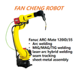 Factory-surplus FANUC ARC-Mate 120iD/35 Robotic Manipulator, Purpose-Built For Extreme Wrist-Tool-Load Arc-Welding Application