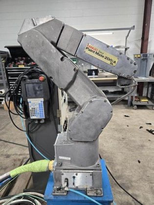 Pre-owned FANUC Paint-Mate 200iA, Compact Explosion-proof Painting Robot For Restricted-Footprint Spray Booth Retrofit