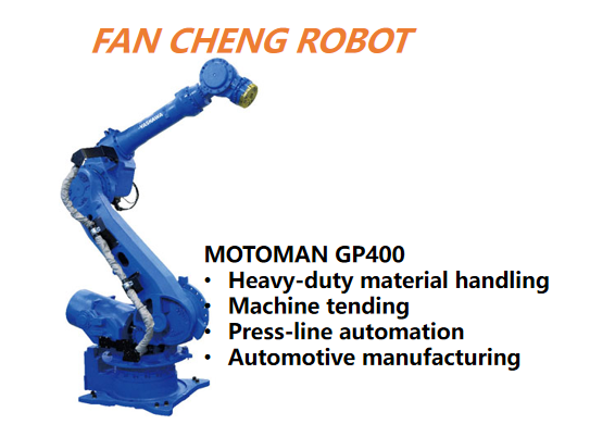Used YASKAWA MOTOMAN GP400 6-Axis Robot, 400kg Payload 2942mm Reach, YRC1000 Controller, Ultra-heavy Payload Transfer