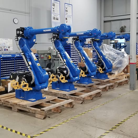 Used YASKAWA MOTOMAN GP400 6-Axis Robot, 400kg Payload 2942mm Reach, YRC1000 Controller, Ultra-heavy Payload Transfer