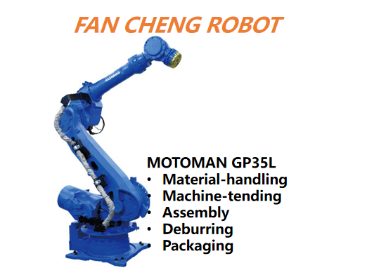 Used YASKAWA MOTOMAN GP35L Long-reach 6-Axis Robot 35kg Payload 2538mm Reach YRC1000