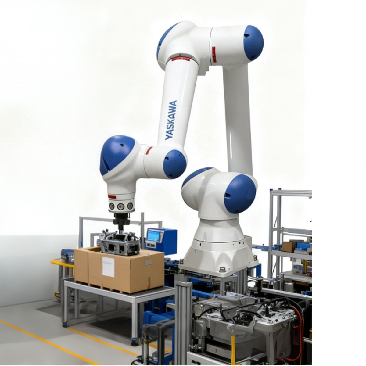 Used YASKAWA MOTOMAN HC10DT 6-Axis Collaborative Robot 10kg Payload 1379mm Reach YRC1000