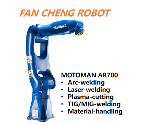 Used YASKAWA MOTOMAN AR700 6-Axis Compact Arc-welding Robot 8kg Payload 727mm Reach YRC1000