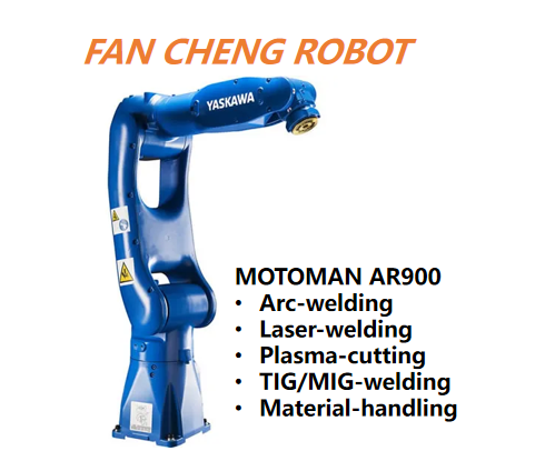 Used YASKAWA MOTOMAN AR900 6-Axis Hollow-arm Arc-welding Robot 7kg Payload 927mm Reach YRC1000