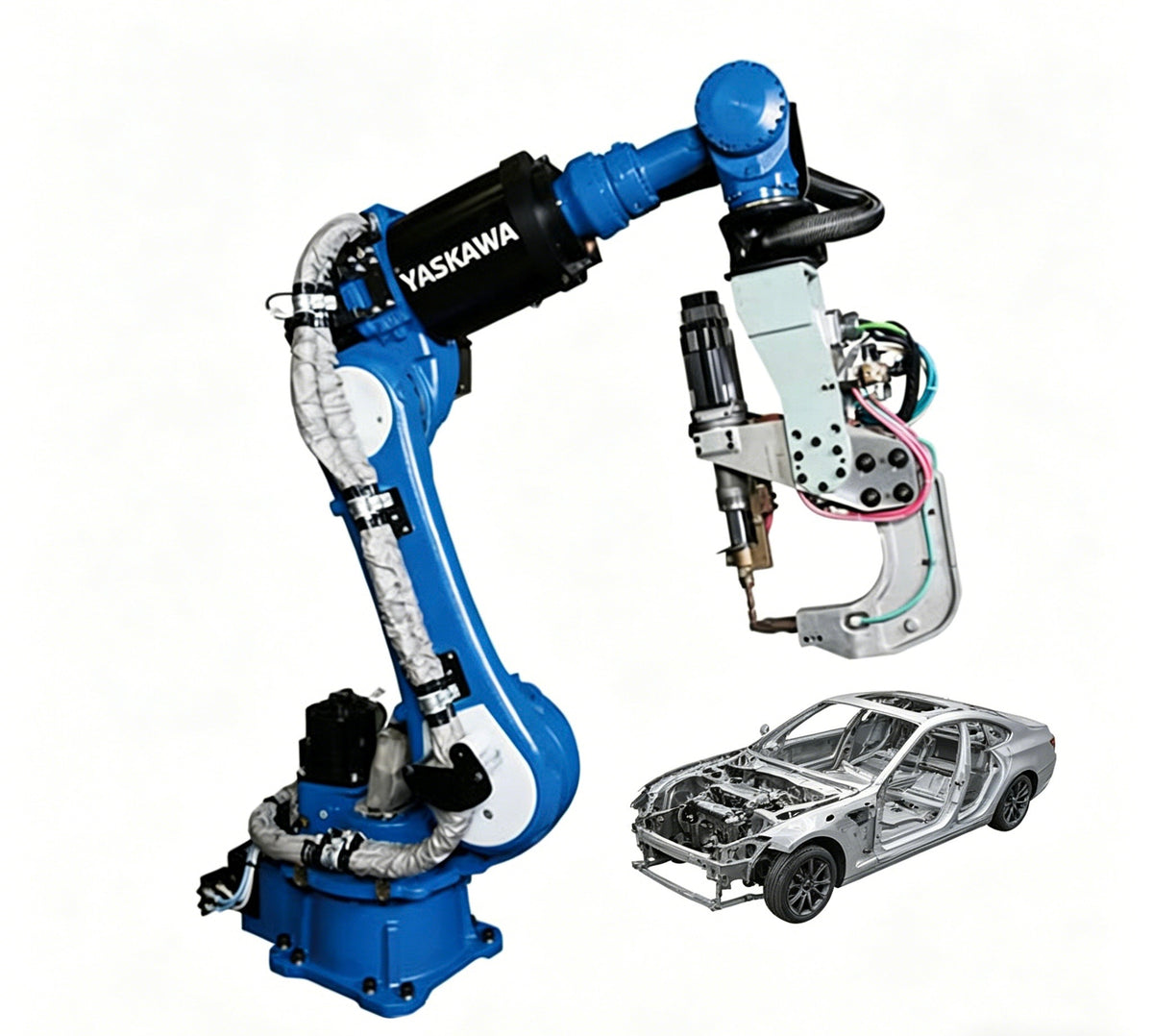 Pre-owned Yaskawa SP235 Ultra-High Payload Robot For Automotive Body Spot Welding
