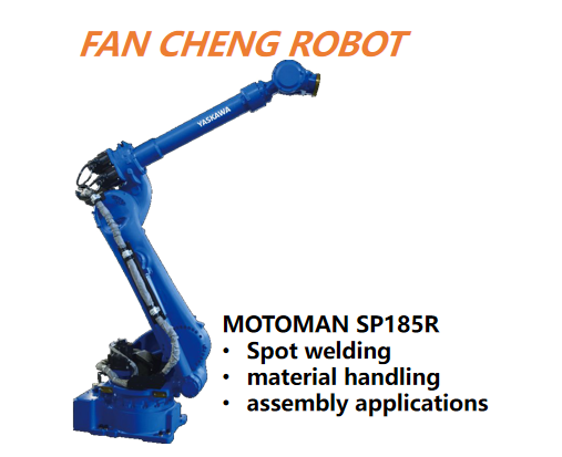 Pre‑owned Yaskawa SP185R Long Reach Overhead Robot For Automotive Spot Welding