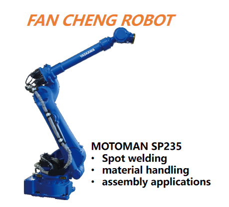 Pre-owned Yaskawa SP235 Ultra-High Payload Robot For Automotive Body Spot Welding