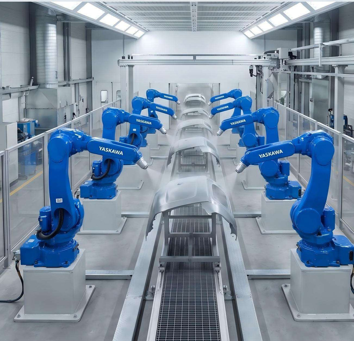 Pre-owned Motoman MPX1400 High-speed Spray Robot, Hollow Wrist, Multi-mount Installation