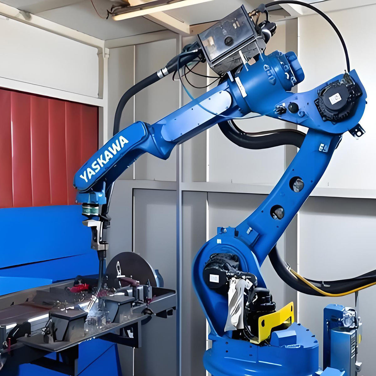 Pre-owned Motoman MPX3500 High-reach Spray Robot, Multi-mount, For Heavy Large Workpiece Coating