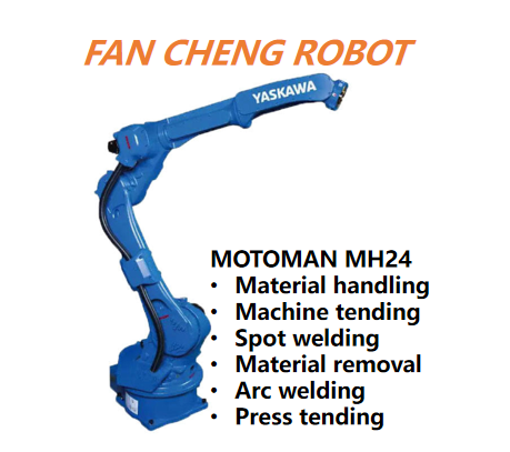 Pre-owned Motoman MH24 Multi-function Robotic Arm,For Grinding,Spot Welding & Loading