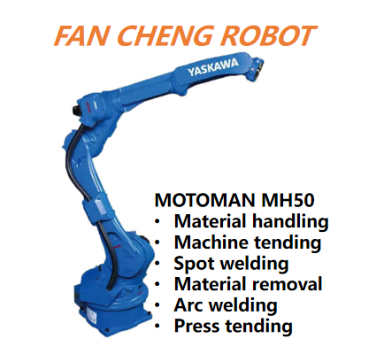 Used Motoman MH50 6-Axis Robot,50kg Payload 2061mm Reach,Surplus Heavy-load Industrial Manipulator