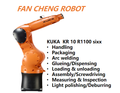 Used KUKA KR 10 R1100 sixx 6 Axis Robot 10kg Payload 1101mm Long Reach KR AGILUS Sixx for Long Distance Handling Assembly