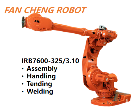 Refurbished Used ABB IRB7600-325/3.10 Articulated Robot, Pre-owned Second Hand 6 Axis Heavy Payload Industrial Robotic Arm, 325kg Payload 3.1m Reach
