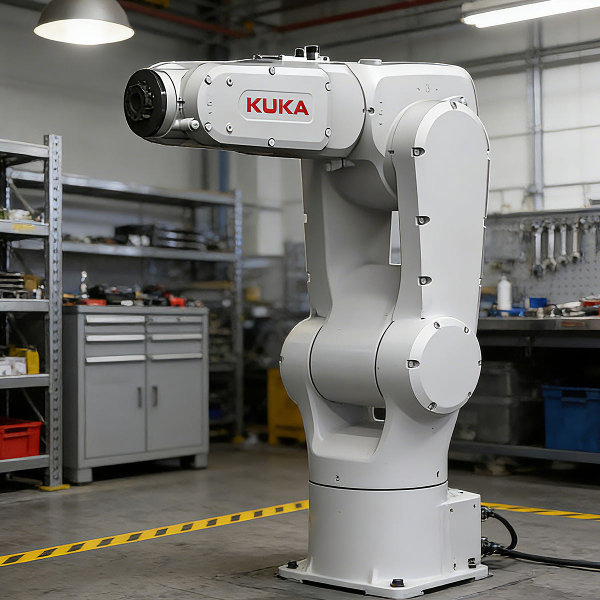 Fully Tested Preowned KUKA KR 7 R700-3 6Axis Robot 7kg Payload 703mm Reach AGILUS3 with KR C5 micro2 Controller for Precision Assembly Handling
