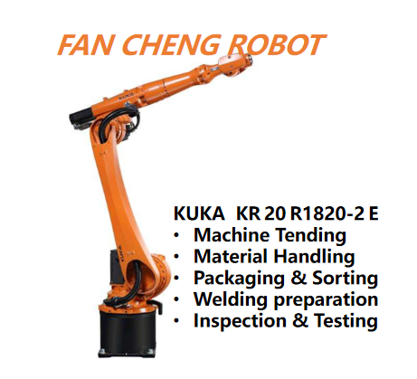 Pre-owned KUKA KR20 R1820-2E Medium Load Robotic Arm for Standard Production Line
