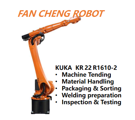 Pre-owned KUKA KR22 R1610-2 High Stiffness Robotic Arm for Precision Heavy Tasks