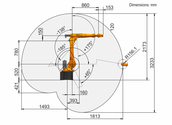 Pre-owned KUKA KR12 R1810-2 Industrial Robotic Arm for Assembly and Machine Tending
