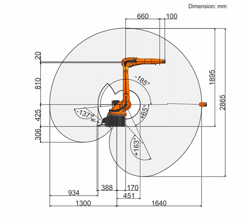 Second‑hand KUKA KR 8 R1640‑2 arc HW Hollow‑Wrist Robotic Arm for Welding & Dispensing Automation
