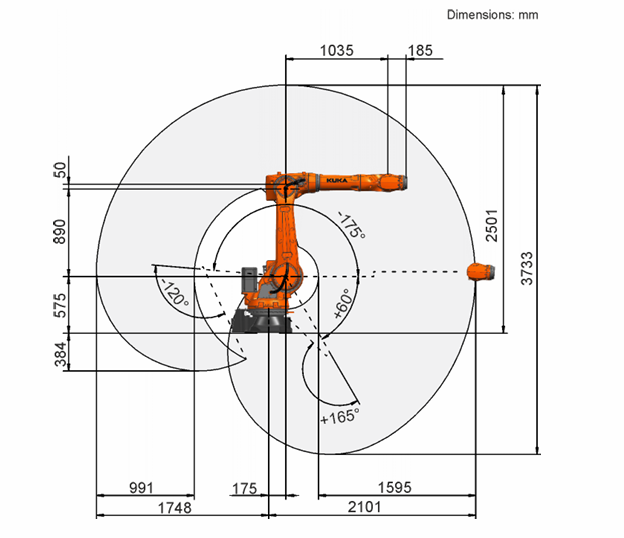 Used KUKA KR 70 R2100-2 IONTEC-2 6-Axis Industrial Robot 70kg Payload 2100mm Reach Heavy-Duty Robotic Arm