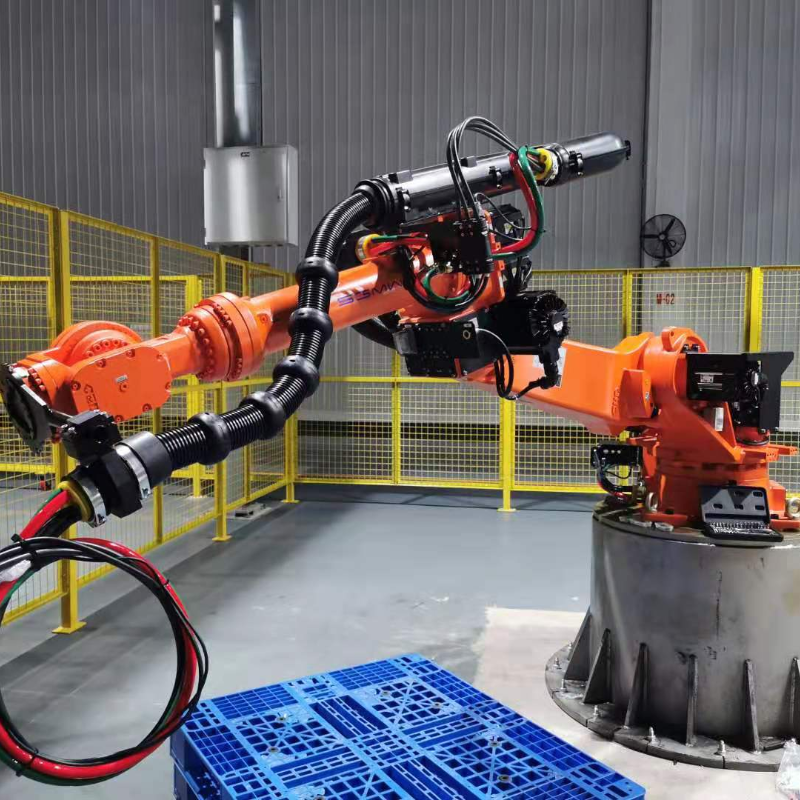 Ex-industrial KUKA KR 180 R3500-2 K Robot | 180kg 3505mm Reach Palletizing Handling