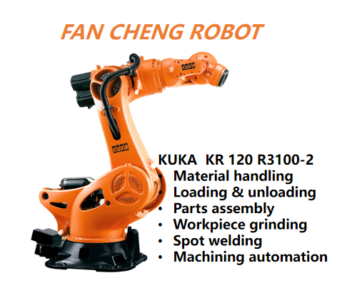 Second-hand KUKA KR 120 R3100-2 Robot | 120kg 3100mm Reach Palletizing Machine Tending