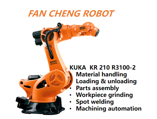 Used KUKA KR 210 R3100-2 Industrial Robot | 210kg Payload 3100mm Reach for Heavy Material Handling & Palletizing