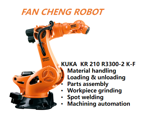 Second-hand KUKA KR 210 R3300-2 K-F Robot | 210kg Foundry Palletizing IP67 3305mm