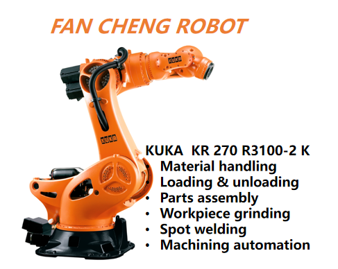 Refurbished KUKA KR 270 R3100-2 K Robot | 270kg 3105mm Reach Heavy Palletizing