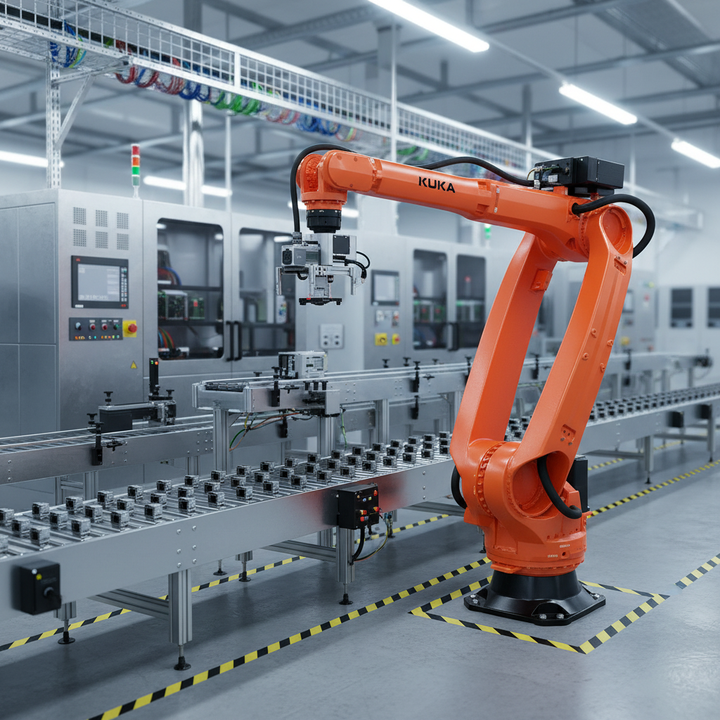 Used KUKA KR 120 R2700 ultra 6-Axis Industrial Robot 120kg Payload 2702mm Long-Reach Heavy-Duty Robotic Arm