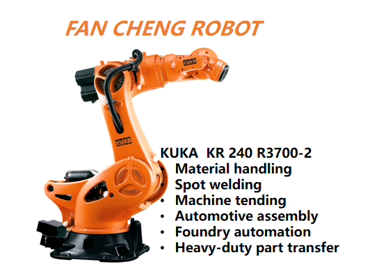 Second‑hand KUKA KR 240 R3700‑2 Heavy‑Duty Robot Arm, Used KR FORTEC Long‑Radius Manipulator for Large‑Workpiece Handling