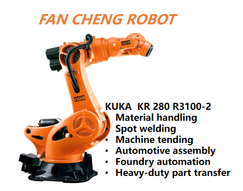 Pre‑owned KUKA KR 280 R3100‑2 Robot Body, Used 280kg Medium‑Reach 6‑Axis Robotic Arm