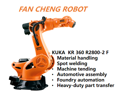 Pre‑owned KUKA KR 360 R2800‑2 F Robot Body, Used 360kg Foundry‑Grade Short‑Radius Robotic Manipulator
