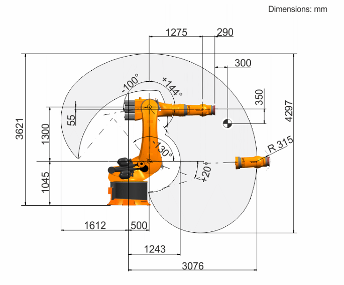 Second‑hand KUKA KR420 R3080 F Foundry Robot, Used Heavy‑duty Foundry Industrial Robot