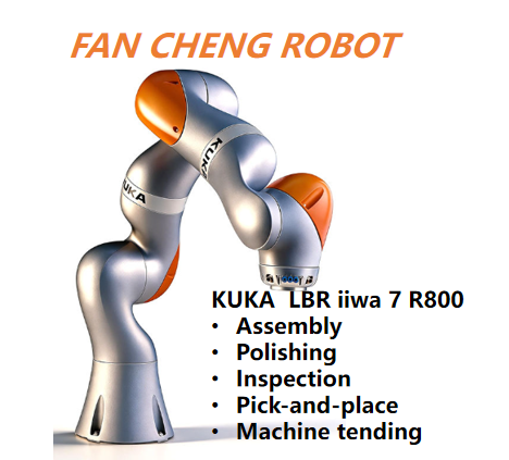Used KUKA LBR iiwa 7 R800 7‑Axis Collaborative Robot, Pre‑owned Lightweight Force‑sensing Manipulator for 7kg Human‑robot Cooperation