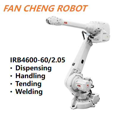 Used Refurbished ABB IRB4600‑60/2.05, Second‑hand 6‑Axis Robot, 60kg Heavy‑Duty Payload, Supports Inverted Overhead Mounting