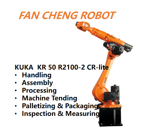 Used KUKA KR 50 R2100-2 CR-lite IONTEC-2 Cleanroom 6-Axis Robot 50kg Low-Particle Robotic Arm