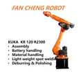 Used KUKA KR 120 R2300 ultra 6-Axis Industrial Robot 120kg Payload 2305mm Reach Heavy-Duty Robotic Arm