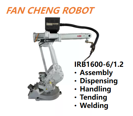 Refurbished Pre‑Owned ABB IRB 1600‑6/1.2 Compact 6‑Axis Robot | 6 kg Payload,1.2 m Reach, Fully Overhauled Used Unit