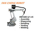 Refurbished Used Pre‑owned ABB IRB 1600‑6/1.45 6‑Axis Articulated Robot,6kg Payload 1.45m Reach,30kg High Upper‑Arm Load, Fully Overhauled Second‑hand Robot for Welding & Material Handling