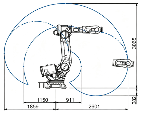 Refurbished ABB IRB 6700-200/2.6 Heavy-Duty Robot Arm | 200kg Payload Used Industrial Robotic Automation