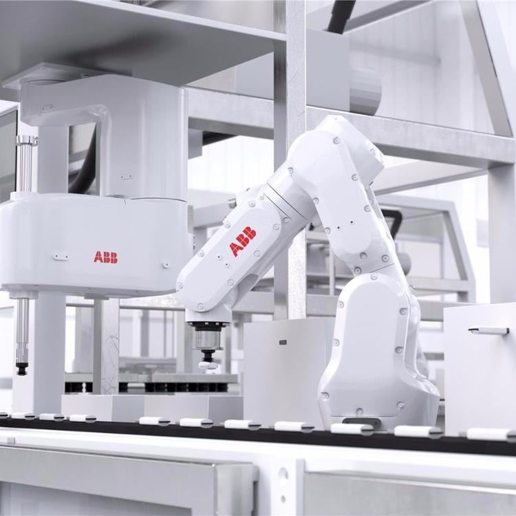 Refurbished Used Pre owned ABB IRB 1100 4/0.58 6 Axis Robot,4kg Payload 0.58m Reach, Fully Overhauled Second hand Ultra compact Robot for 3C Precision Assembly