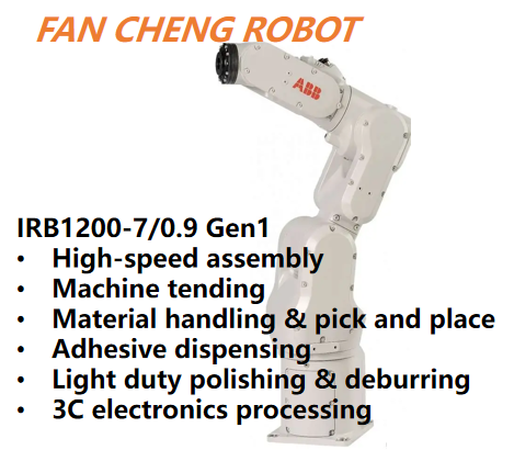 Refurbished Pre Owned ABB IRB 1200 7/0.9 Compact 6 Axis Robot |7 kg Payload,0.9 m Reach, Fully Overhauled Used Gen1 Unit