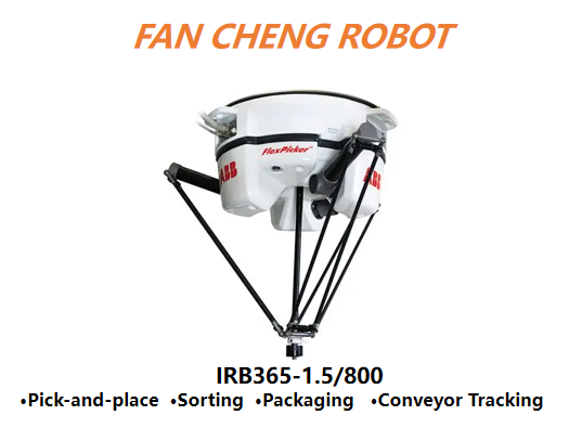 Used Refurbished ABB IRB365-1.5/800 FlexPicker 5-Axis Delta Robot