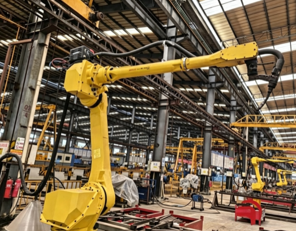 Used FANUC M-710iC/50H 5-Axis Robot, 50kg Payload 2003mm Reach Refurbished High-speed Transfer Robot